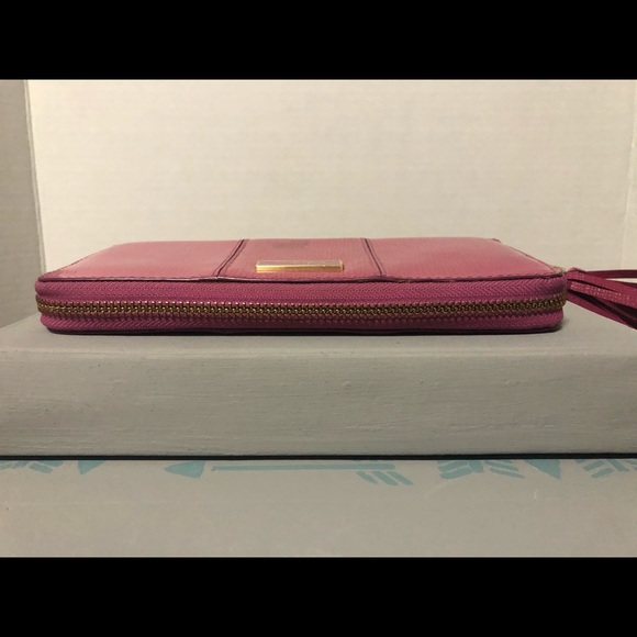 Cole Haan pink Patton Full zip wallet - Picture 5 of 15